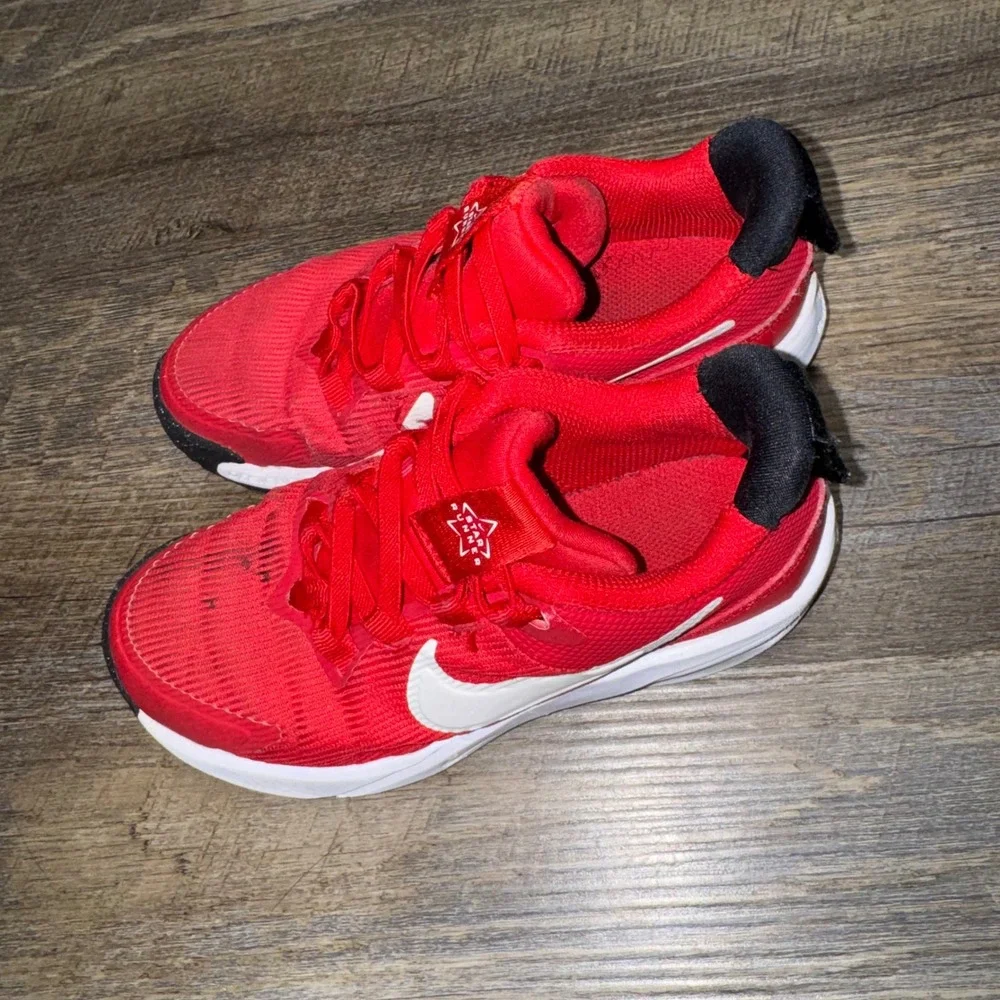 Nike Star Runner 4 Kids Shoes University Red White DX7614-600 Size 13C